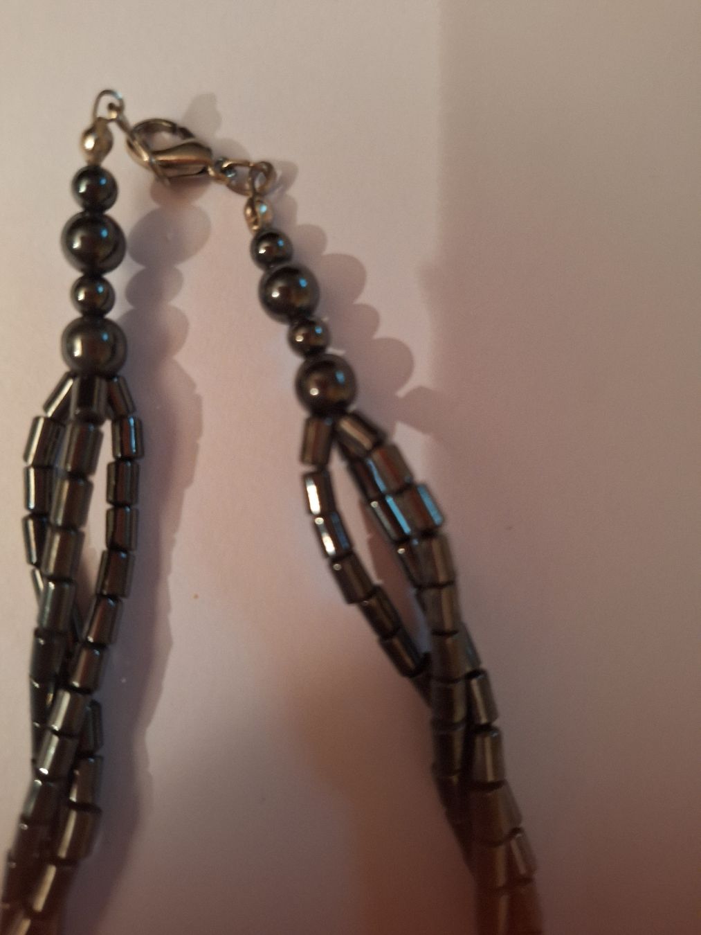 Catenine: collier perles noires naturelles hematites – Nuovo (secondo la descrizione) da Genève venduto da Cristin1 1