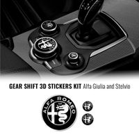 Alfa Romeo Giulia + Stelvio 3D Aufkleber Sticker Original