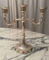 Leuchter 3-armig Silber Optik, gebraucht