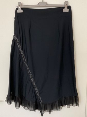 ADC Design toller raffinierter Rock Gr 38 schwarz wie neu