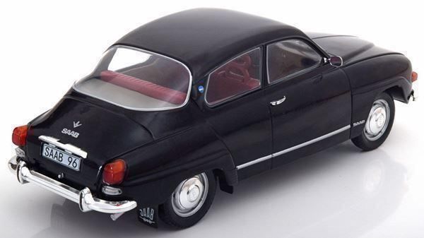 Saab Modellini d'auto: SAAB 96 V4 im Massstab 1/18, Schwarz – Nuovo e nell'imballaggio originale da Erlenbach im Simmental venduto da Model_box 1