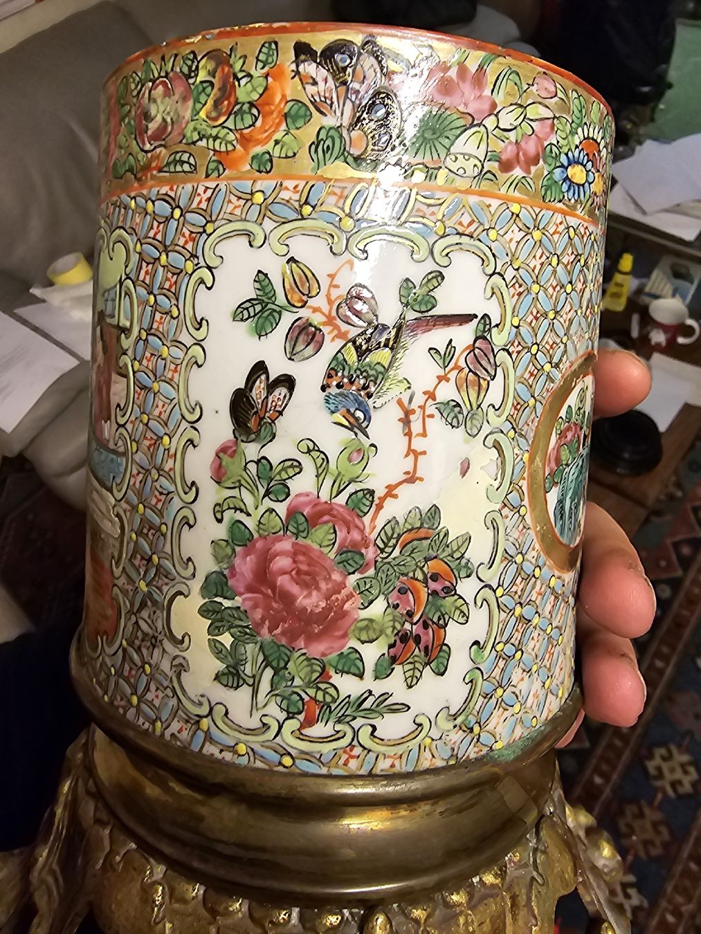 Vasi & Recipienti: Antiker Chinesischer Pinseltopf (D) – Usato da Rorschach venduto da TimelessTrading 2