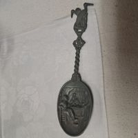 Holländischer Geburtslöffel, Löffel, Zinn