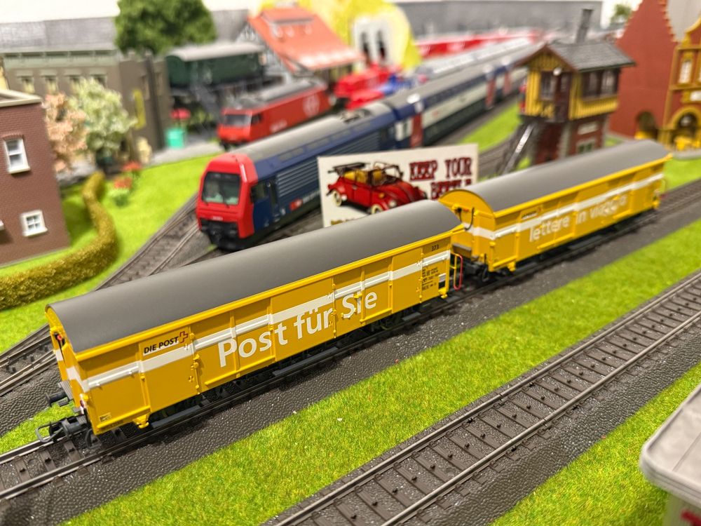 Roco 76202 - Die Post Postgüterwagen Z2 - h0 AC - OVP (Gebraucht) in ...