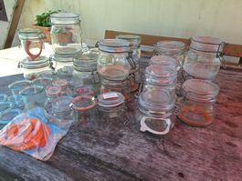 30 STK DIVERSE EINMACHGLÄSER EINMACHGLAS