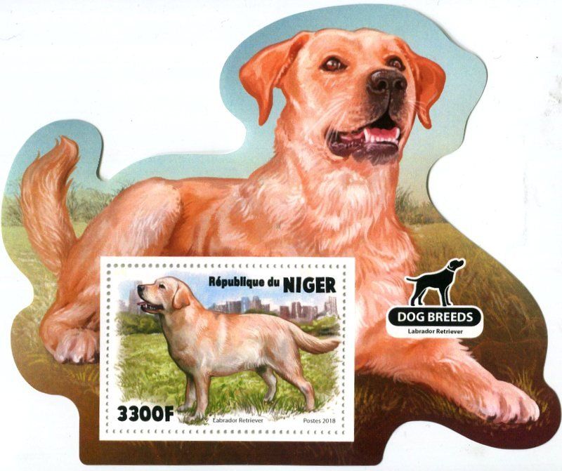 Alle Briefmarken: Block "Labrador Retriever". Niger – Neu und originalverpackt aus Basel von Butsch5