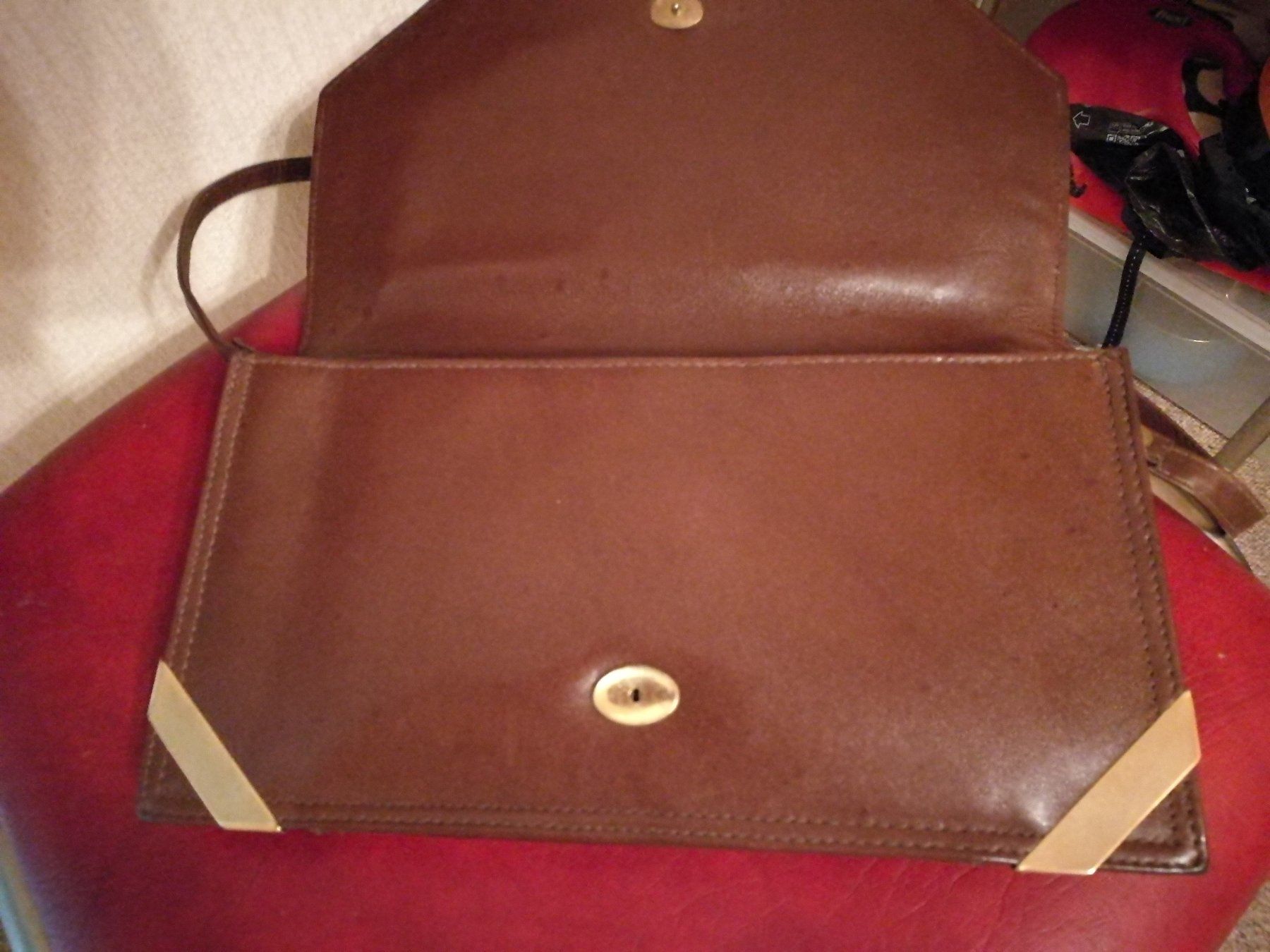 Borse da donna: Handtasche oder Clutch Leder braun – Usato da Horn venduto da sonjamenzi 1