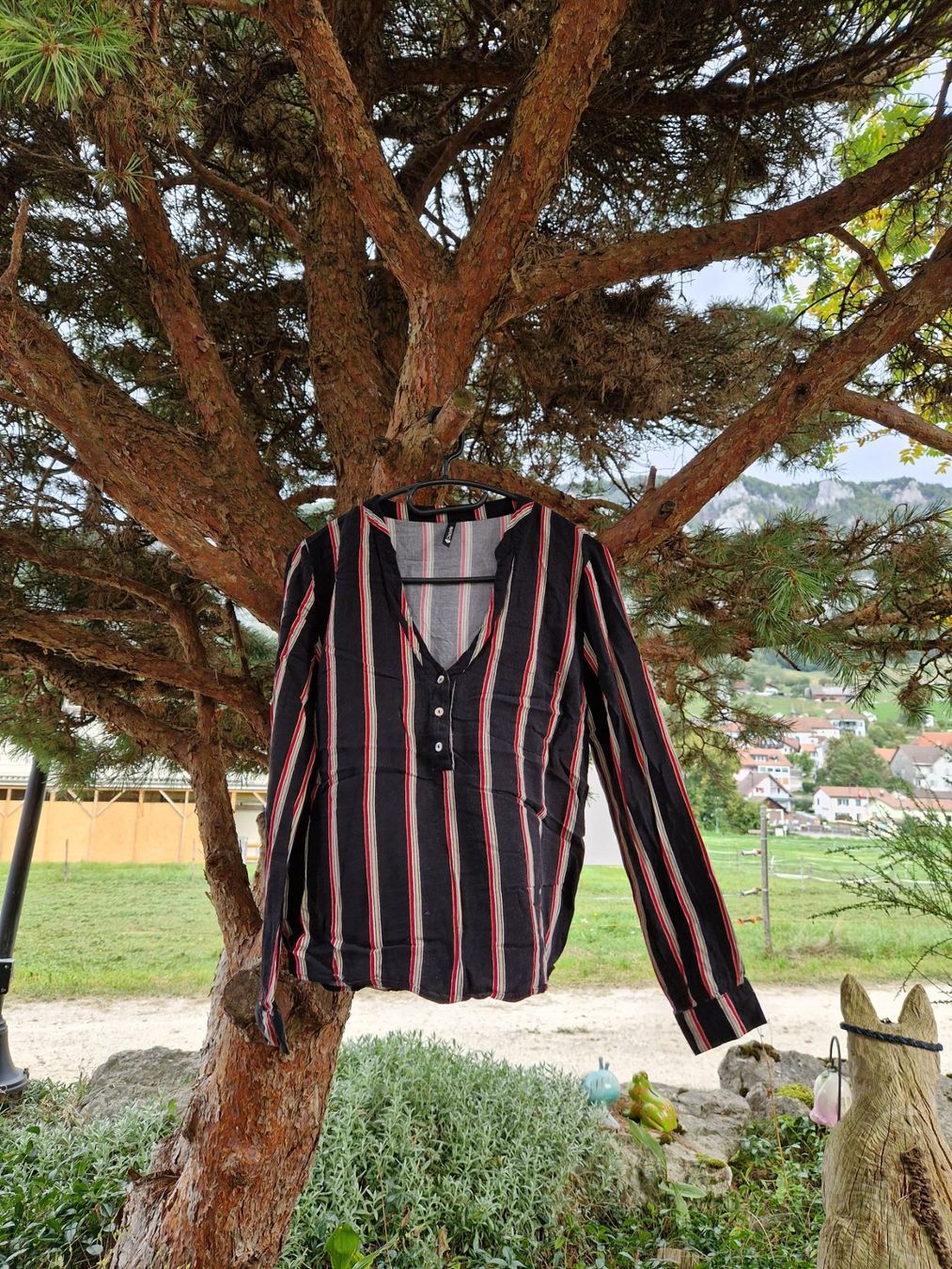 Camicette: Bluse/Tunika Chicorée schwarz/ gestreift,Gr. S – Usato da Siblingen venduto da Vany_McDougall 5