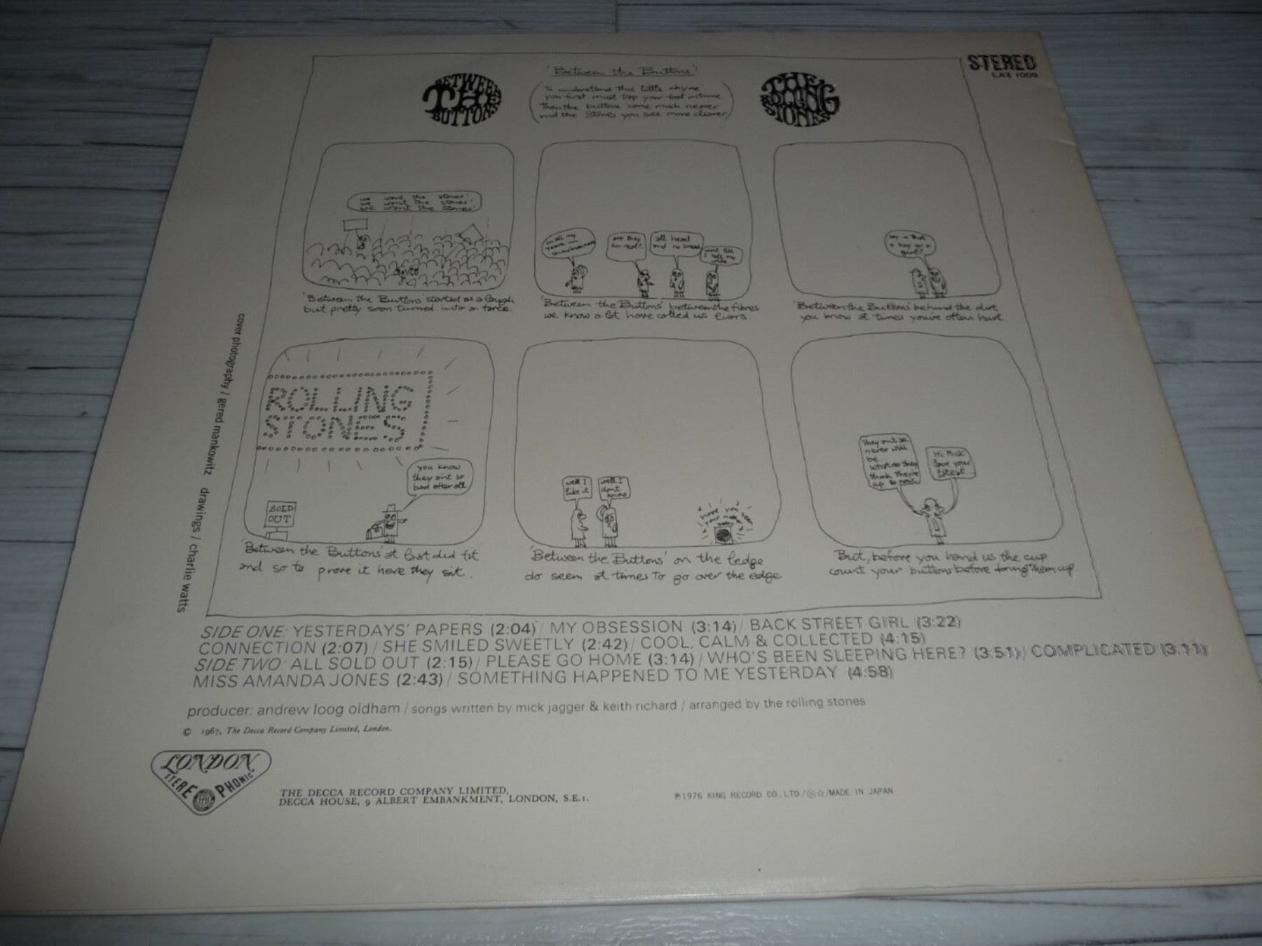 Dischi in vinile: Rolling Stones Between the buttons Lp – Usato da founex venduto da cetrarese01 1