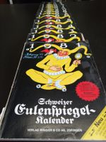 Schweizer Eulenspiegel-Kalender Sammlung 1975-2000