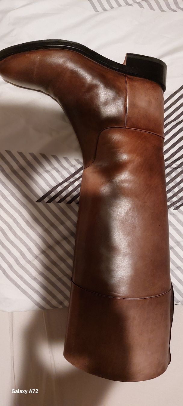 Santoni Scarpe da donna: Santoni Leder Stiefel Gr 41 – Nuovo (secondo la descrizione) da Emmetten venduto da Jiver1969 5