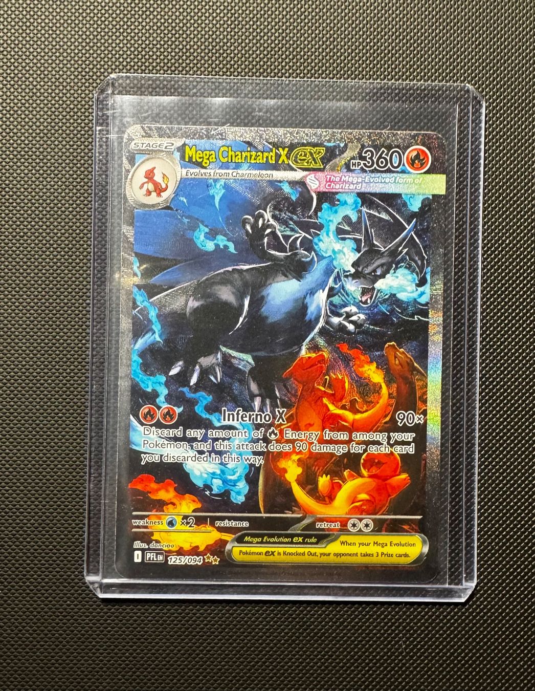 Pokémon Carte collezionabili: Pokemon Mega Charizard X Ex SAR PFL 125/94 EN – Usato da Eschen venduto da SenseiS3