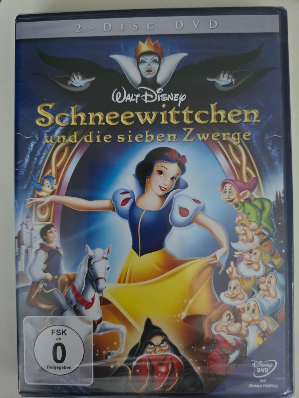 Alle DVDs: SCHNEEWITTCHEN UND DIE SIEBEN ZWERGE - 2 DISC DVD – Neu und originalverpackt aus Buchrain von reloca