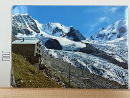 AK von Tschierva Hütte / Bergpanorama