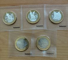 5 x 10 Franken 2019 - 2023 Originalverpackt
