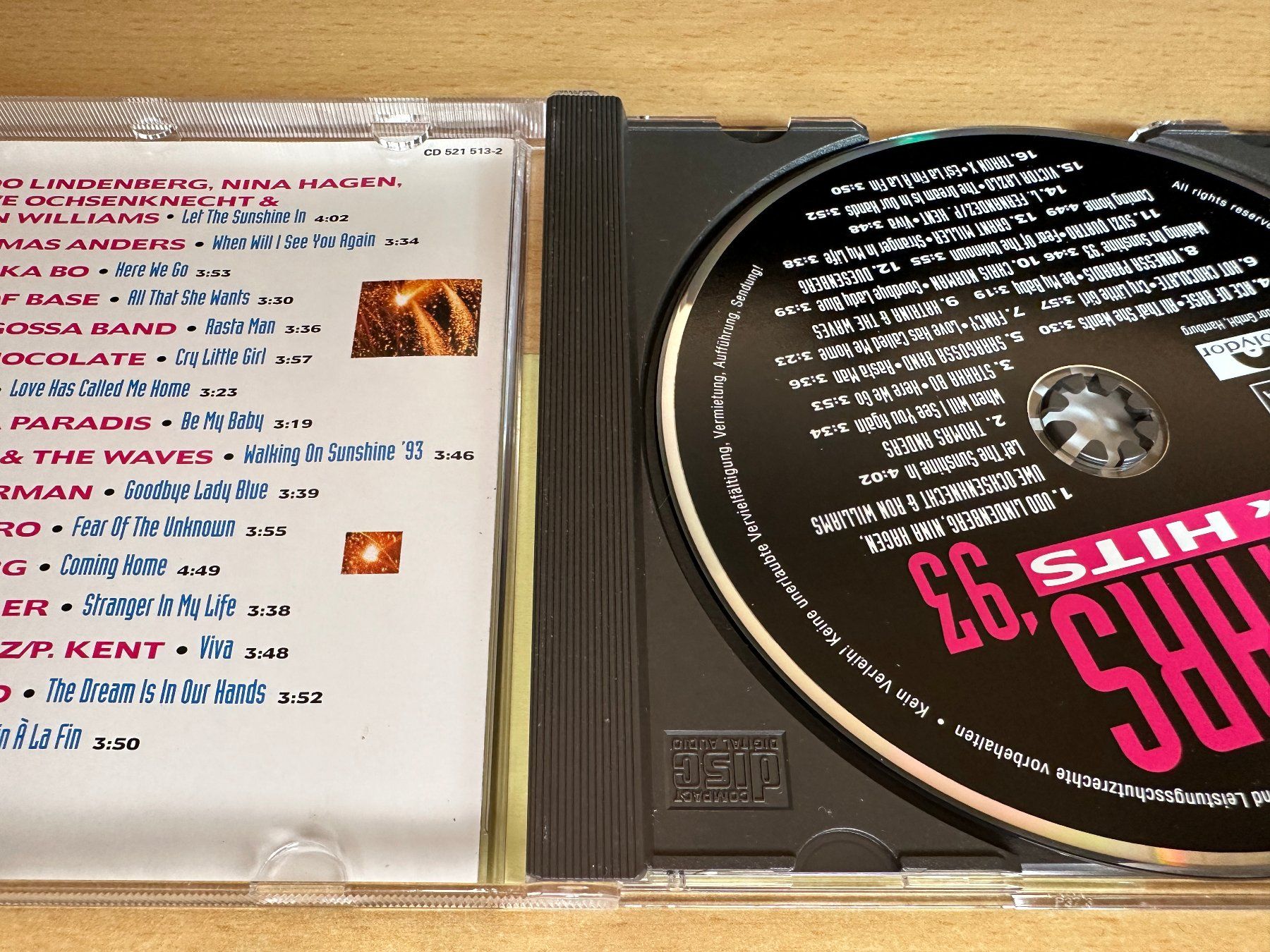 CDs: Various – Stars & Hits '93 – Gebraucht aus Rikon im Tösstal von Alpenmutz 2