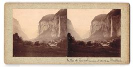 Stereo-Fotografie Lauterbrunnen, Cascade