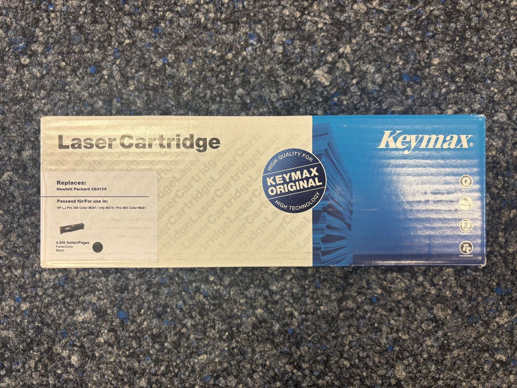 Druckerpatronen & Toner: Keymax Toner CE410X schwarz neu – Neu und originalverpackt aus Aarau von ric_j2fq