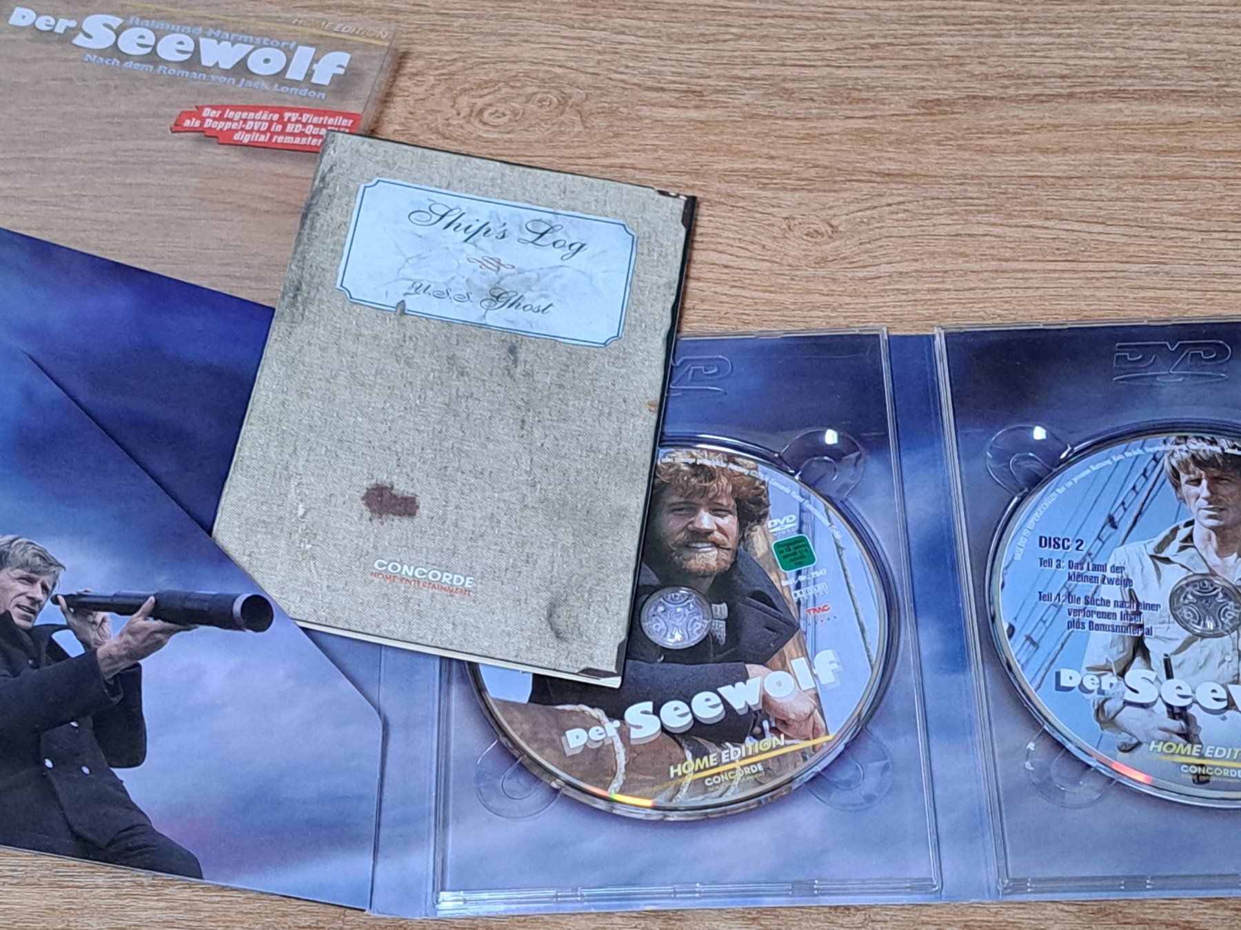 Tutti i DVDs: DVD Der Seewolf mit Raimund Harmstorf, TV-Vierteiler, 2-Disc – Nuovo (secondo la descrizione) da Unterseen venduto da Kanica 8