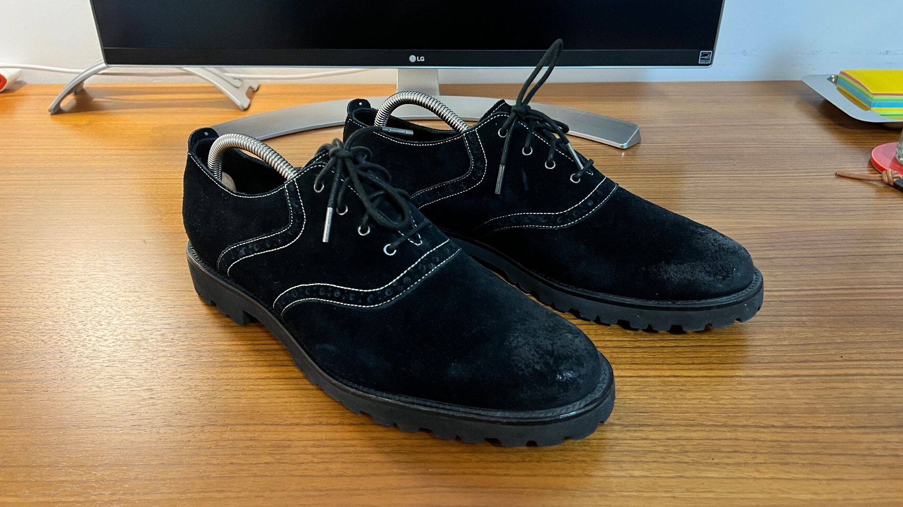 Balmain Herrenschuhe: Pierre Balmain Derby Schuhe in Schwarz Gr. 43 – Gebraucht aus Uetikon am See von Arthur.s 1
