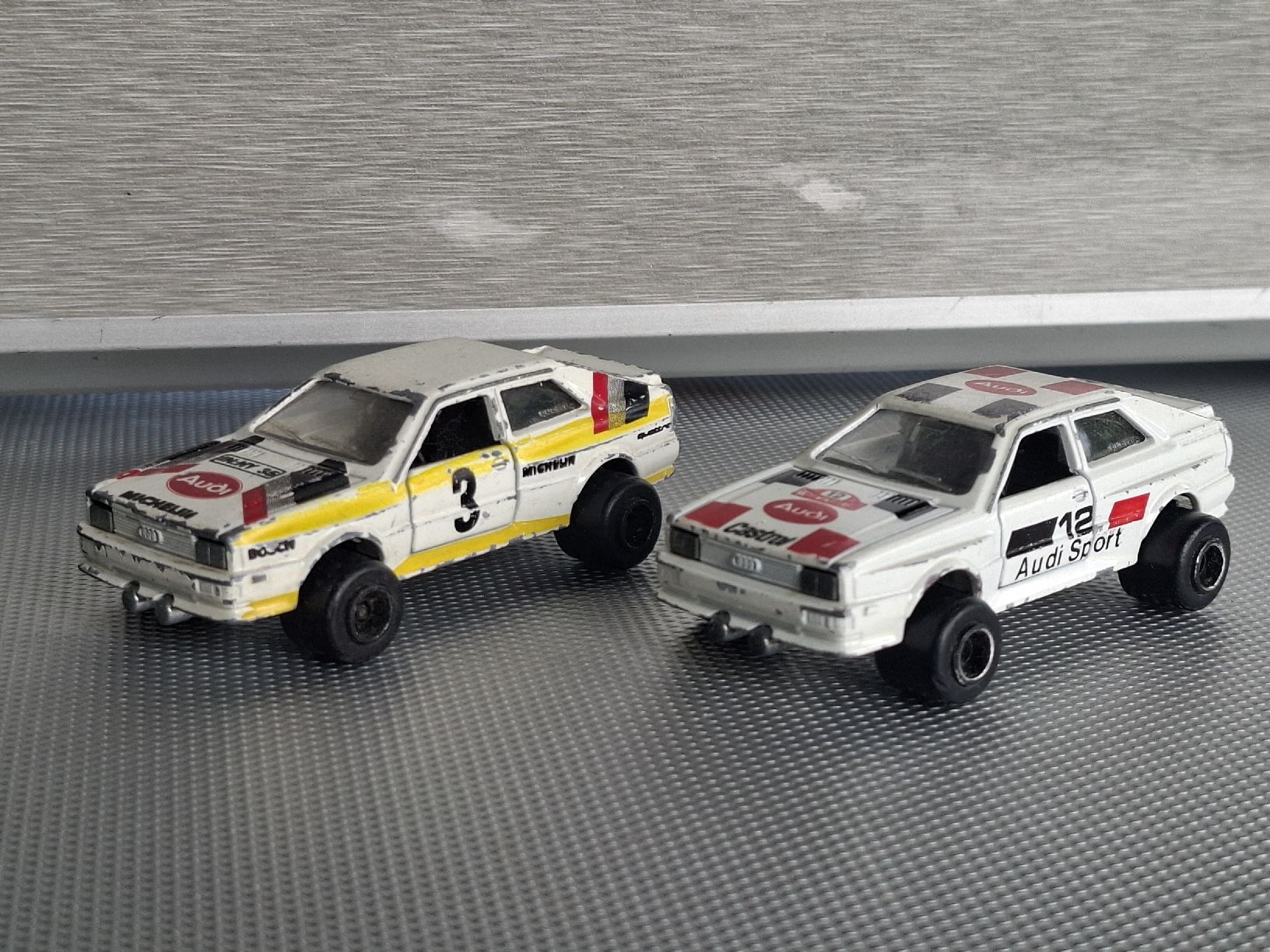Majorette Modellautos: 2X MAJORETTE AUDI QUATTRO – Gebraucht aus Reinach BL von vwbora75