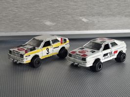 2X MAJORETTE AUDI QUATTRO