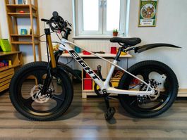 20 Zoll Kindervelo Kinderfahrrad Mountainbike SILVER NEU