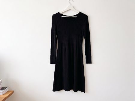 Elegantes A-Linien Strickkleid / Winterkleid Kleid Gr.S