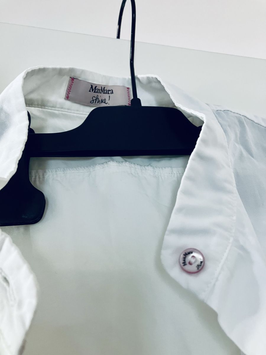 Max Mara Blusen: Camicetta bianca Max Mara, XS/S – Neu (gemäss Beschreibung) aus Lugano von jfo_7lsm 6