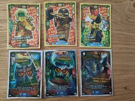 6 SELTENE SAMMELKARTEN LEGO NINJAGO SERIE LIMIT EDITION