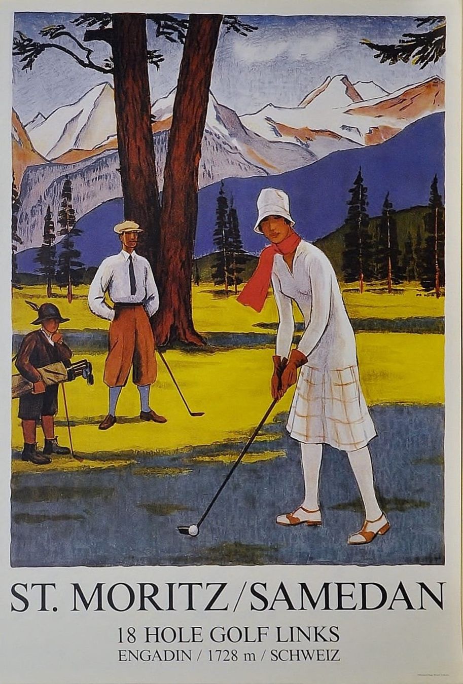 Posters & Illustrations: St. Moritz, Reprints – Neuf (Voir description) à Bern par Vintage-Art-Poster 2