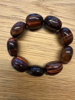 Rotes Tigerauge Armband, Top Zustand, Herbst Schmuck!
