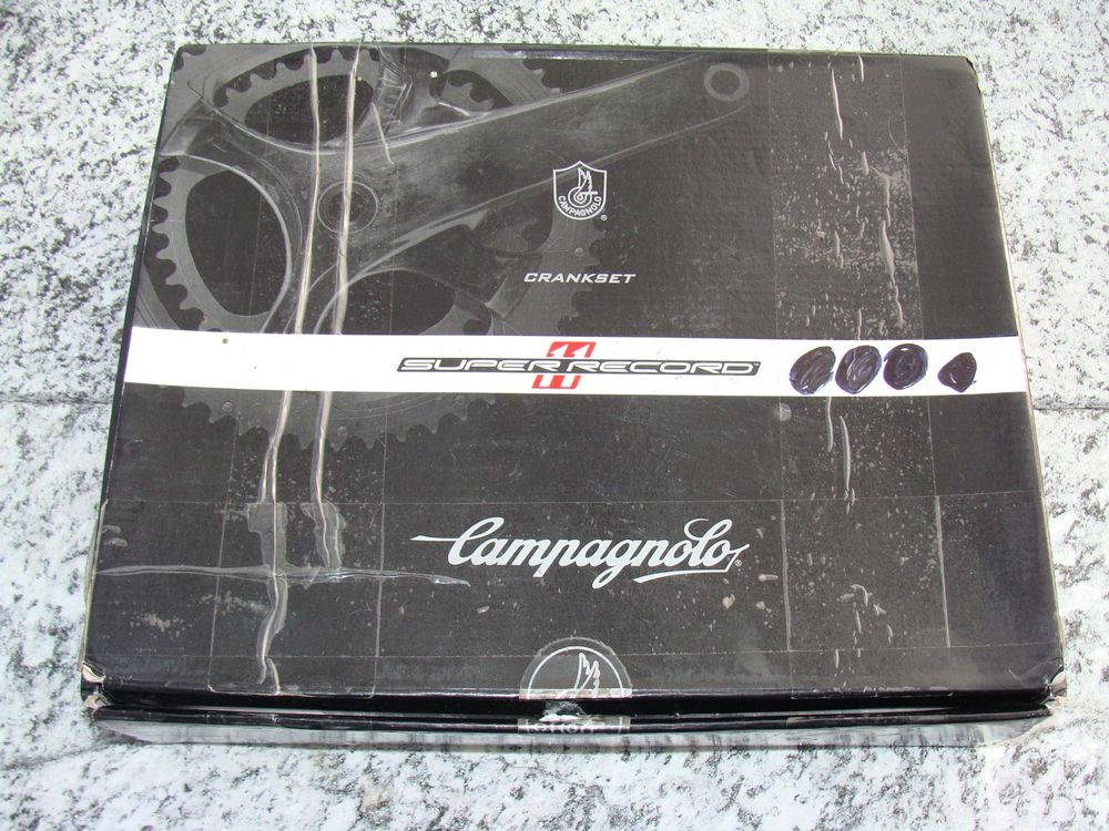 Pédalier Campagnolo Record 10s 177,5mm 53/39t Neuf NIB Nouvelle NOS