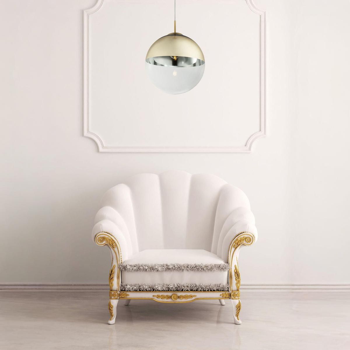 Lampadari & plafoniere: Pendelleuchte, Glas, Gold, 33 cm Ø – Nuovo (secondo la descrizione) da Kreuzlingen venduto da Smart-Light 2