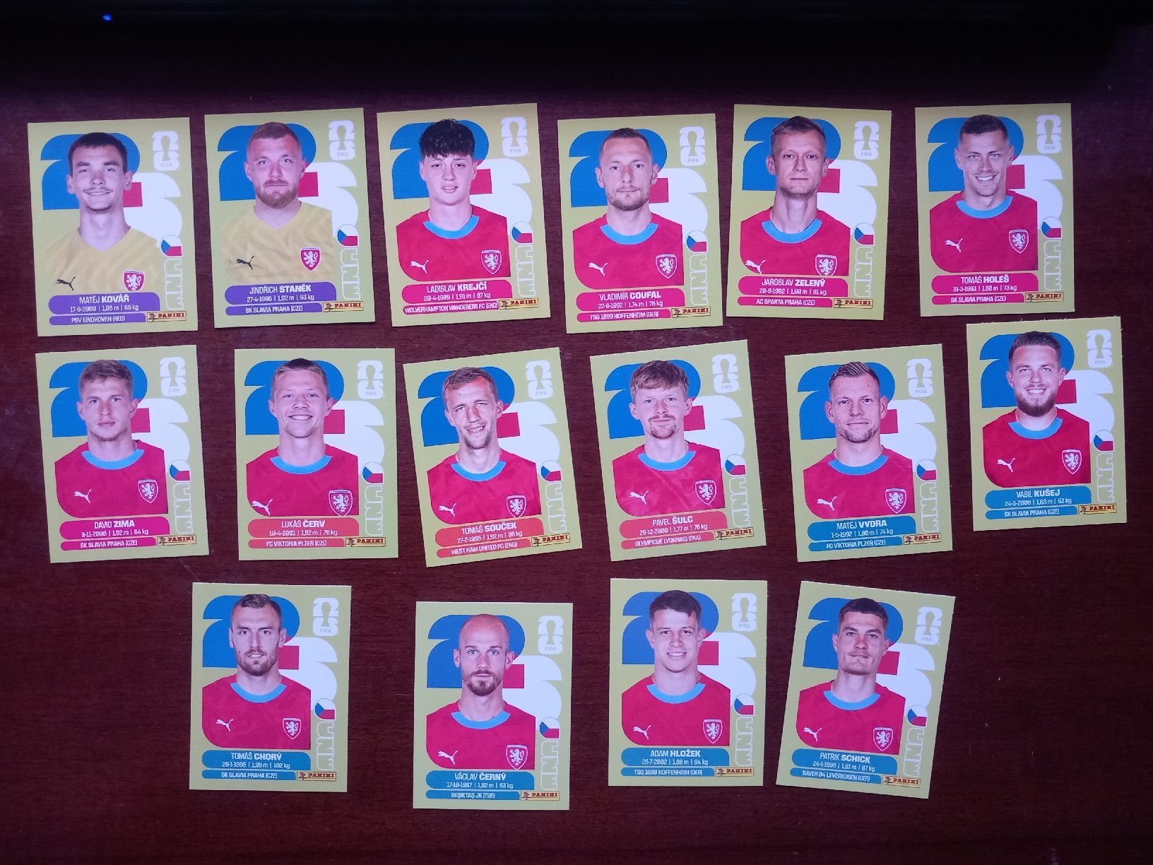 Panini Carte collezionabili: Stickers Panini World Cup 2026 Team CZE – Usato da Salavaux venduto da Lune_Diurne
