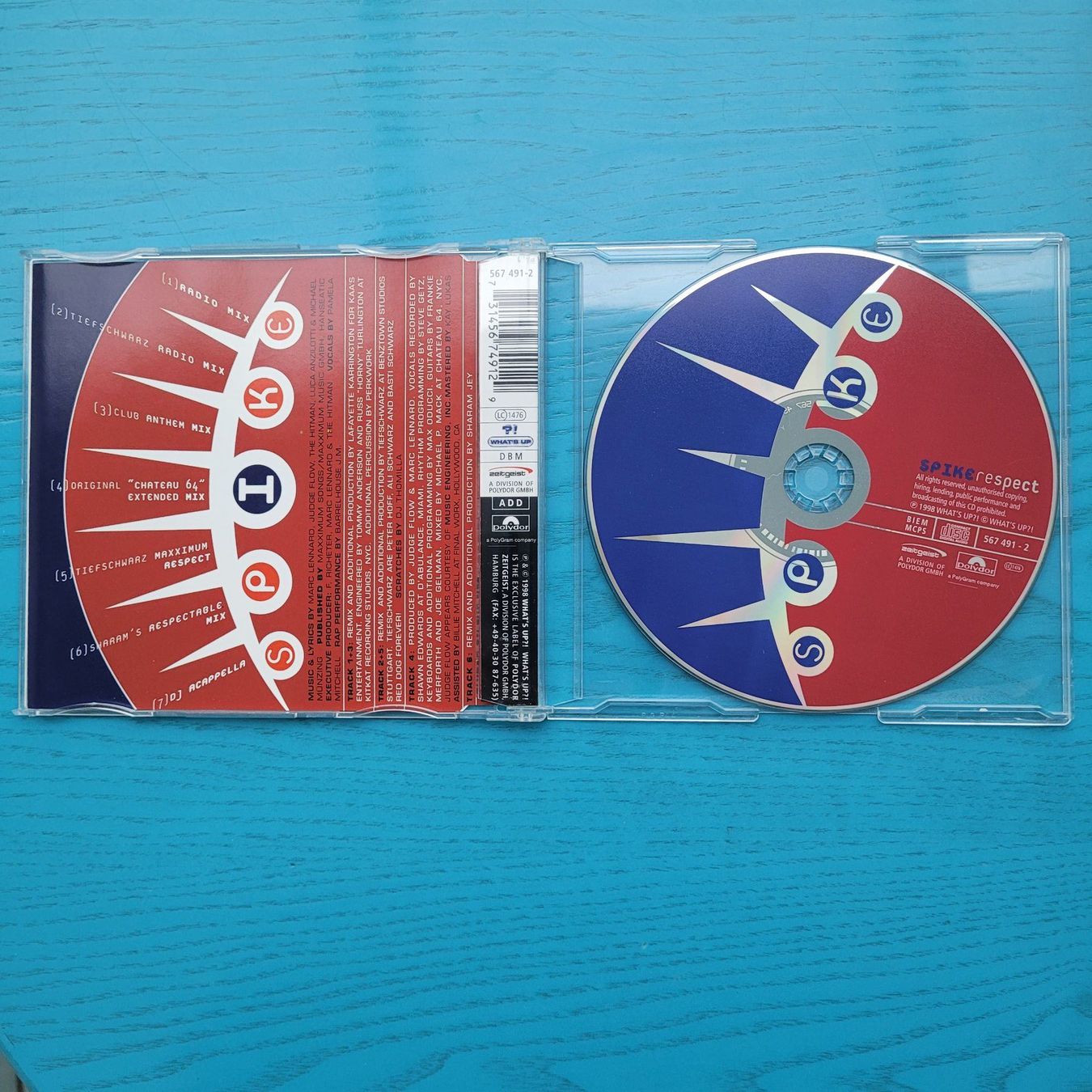CD: Spike- Respect  CD – Usato da SCHÜBELBACH venduto da CoKaHa 1