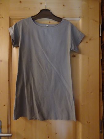 Hübsches Sommerkleid Baumwolle grau Gr. XS - 226227