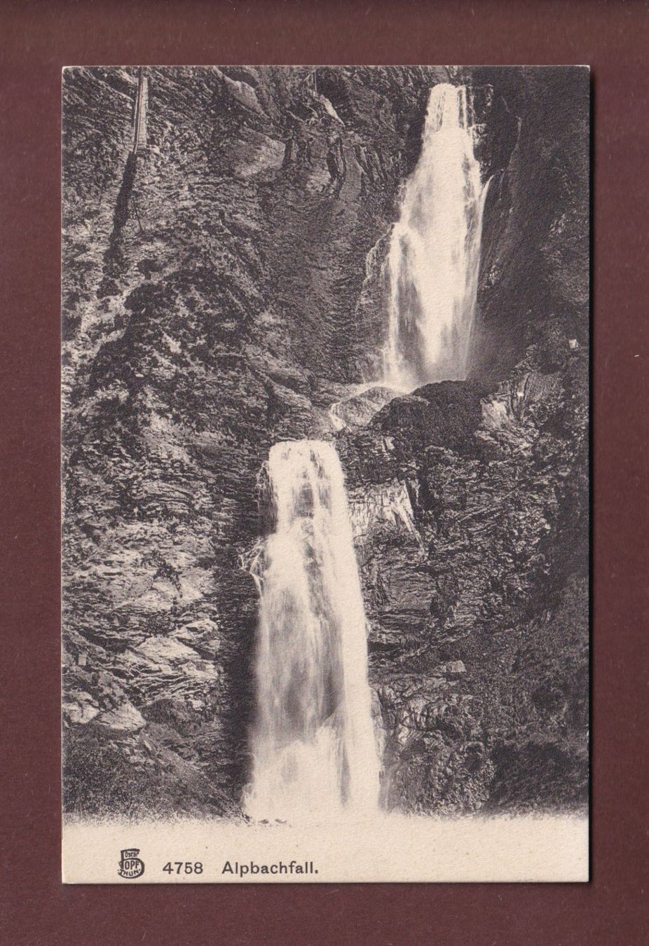 Cartes postales: ALPBACHFALL – D'occasion à Pully par nicecards-shop