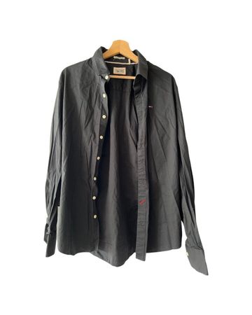 Schwarzes Hemd Tommy Hilfiger Denim
