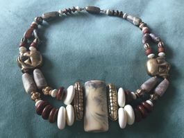 Collier tour de cou ethno (neuf)