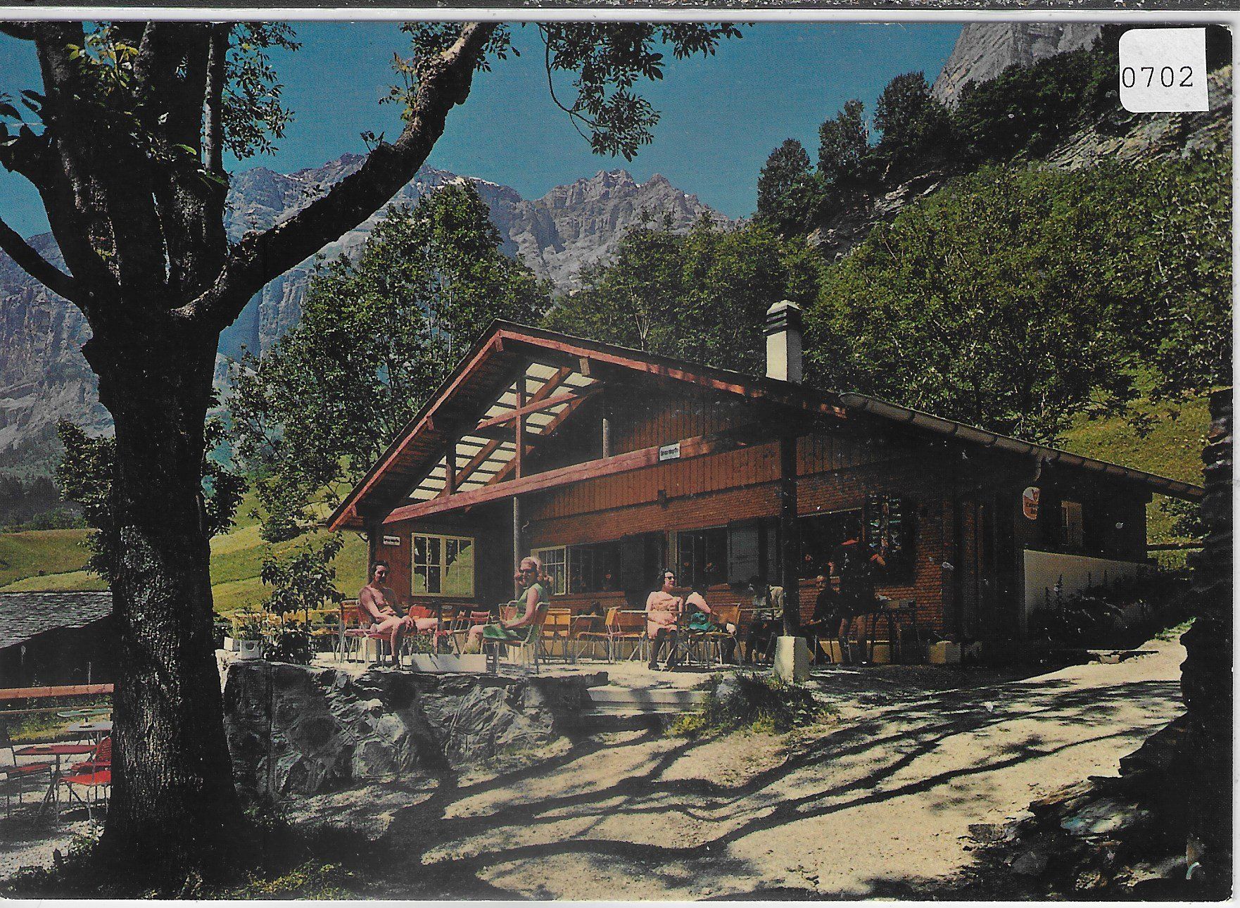 Cartoline postali: Tea-Room Restaurant Birchen - Leukerbad – Usato da Ettingen venduto da Kartenplanet