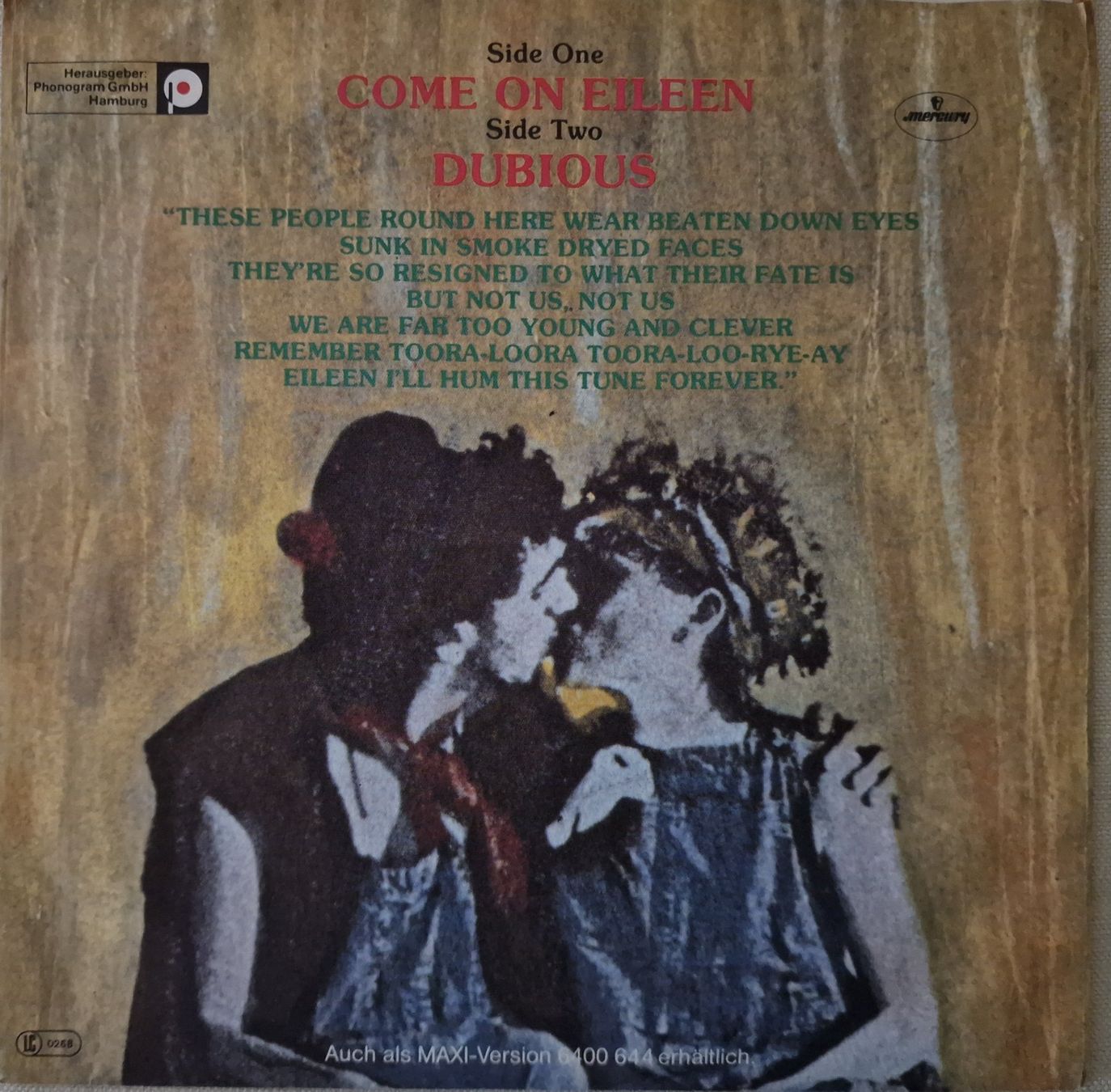 Dischi in vinile: Dexys Midnight Runners & The Emerald Express – Come On Eilee – Usato da Root venduto da atelier22 1