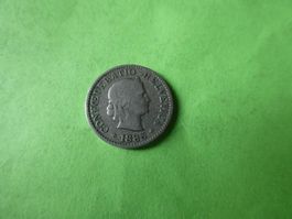 Schweiz 1885, 5 Rappen