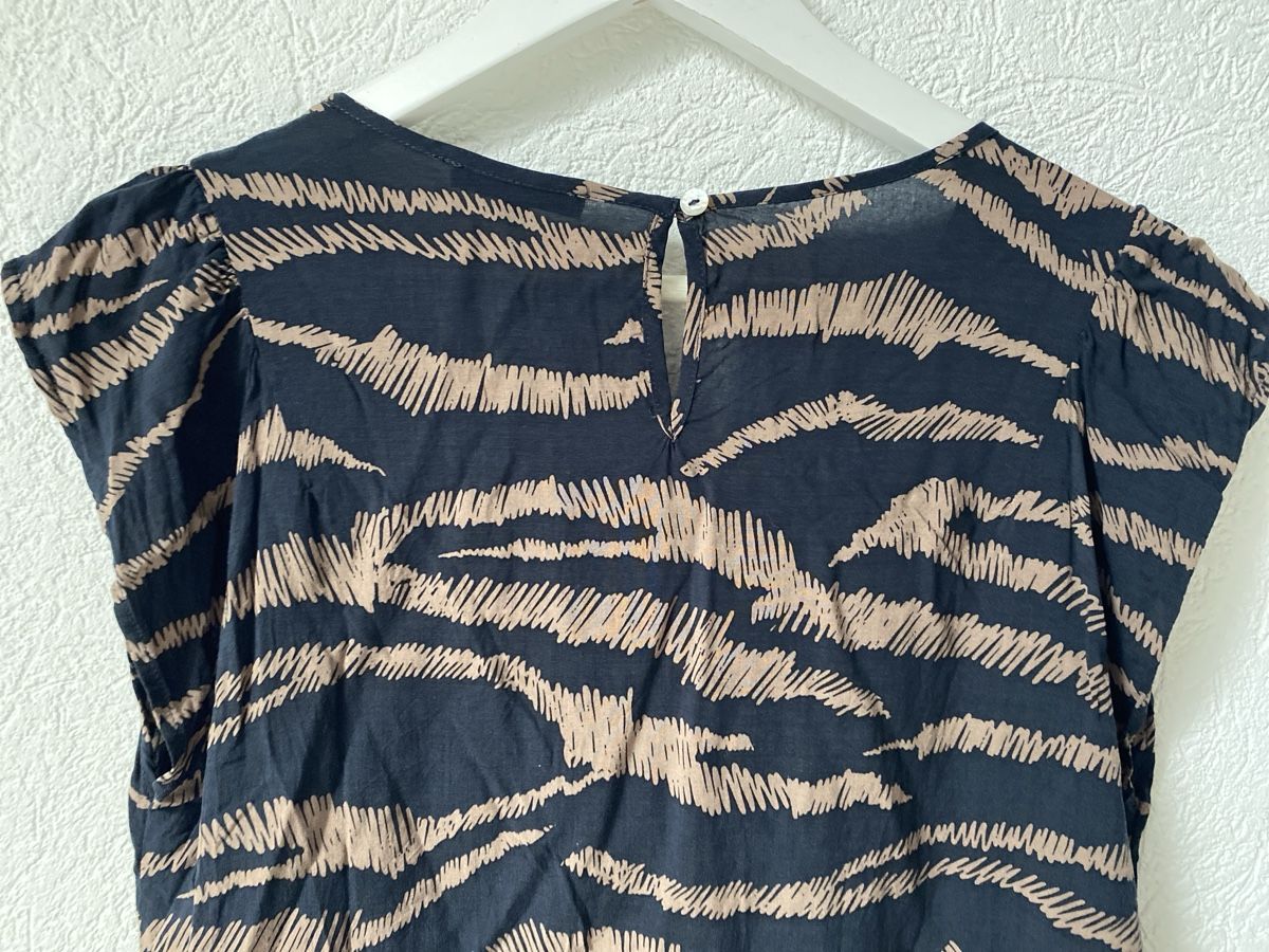 Opus Camicette: Opus Bluse Top, Gr. 40, 100 %Viscose, braun/schwarz – Usato da Homberg b. Thun venduto da Homata 3