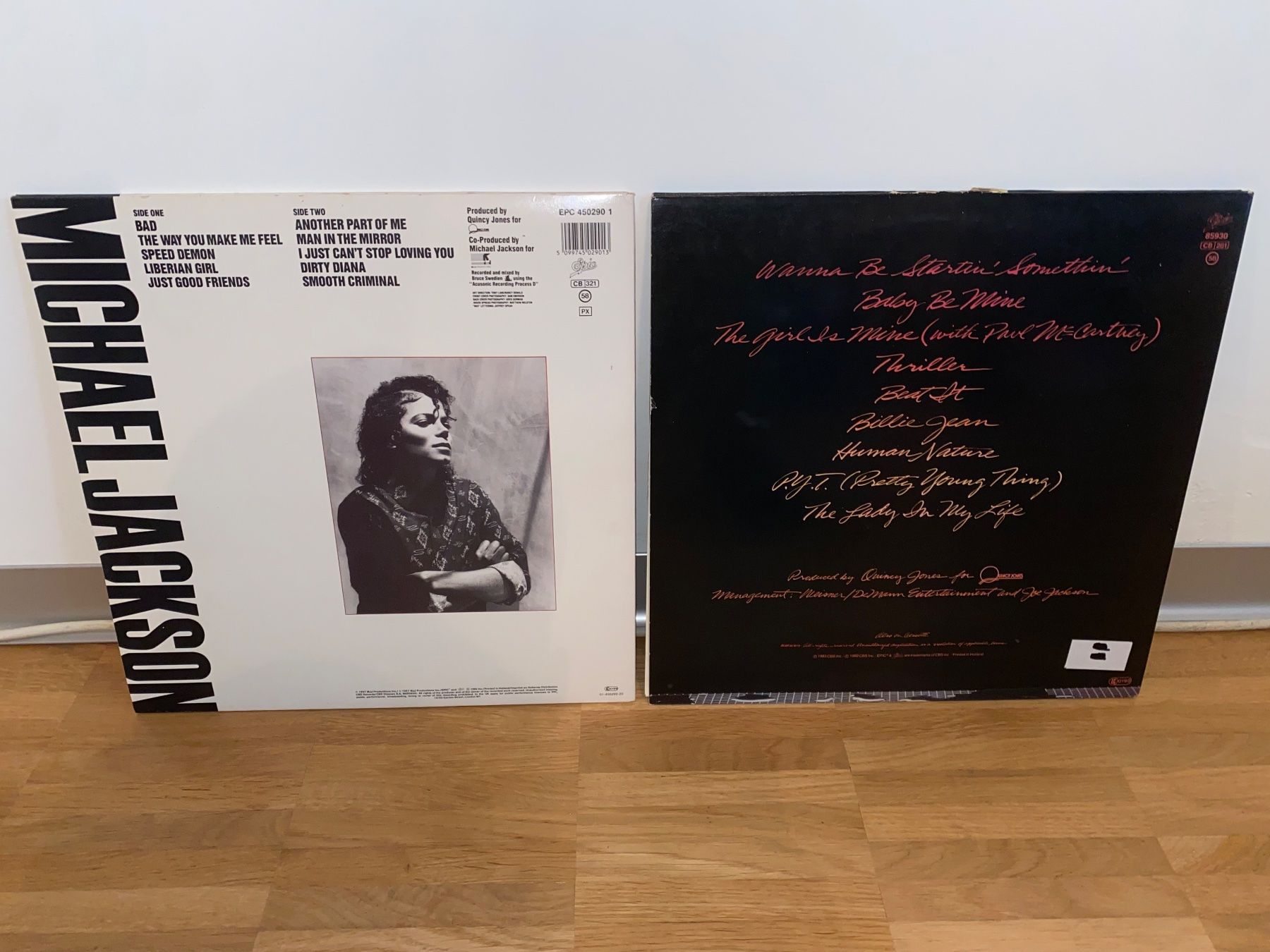 Dischi in vinile: Michael Jackson - Vinyl / 2 Alben 'Thriller' & 'Bad' – Usato da Rotkreuz venduto da mia_dc2r 1