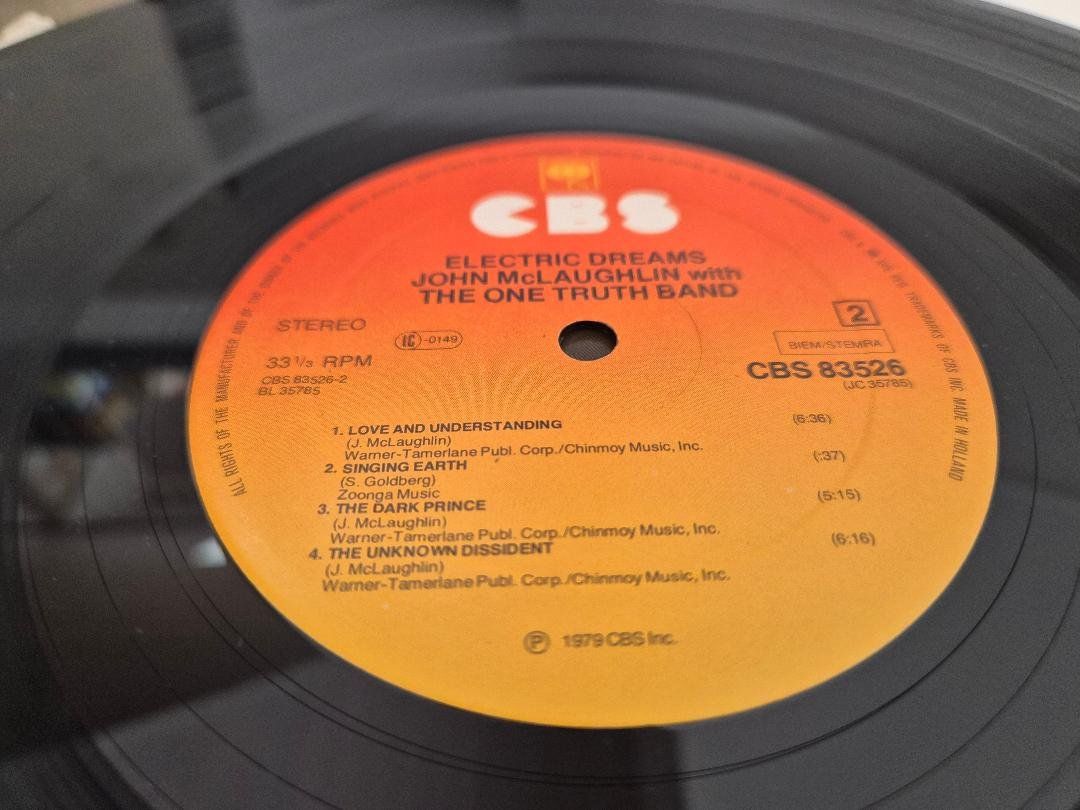 Dischi in vinile: Schallplatte / John McLaughlin "Electric Dreams" 1979 UK – Usato da Dielsdorf venduto da Haesi0 5