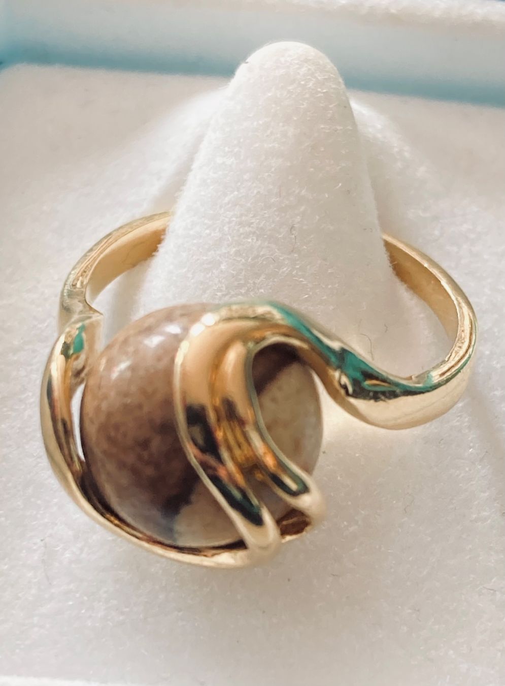 Anelli: Bague en argent plaqué or pierres interchangeables – Nuovo e nell'imballaggio originale da Genève venduto da ct_fqr8 5