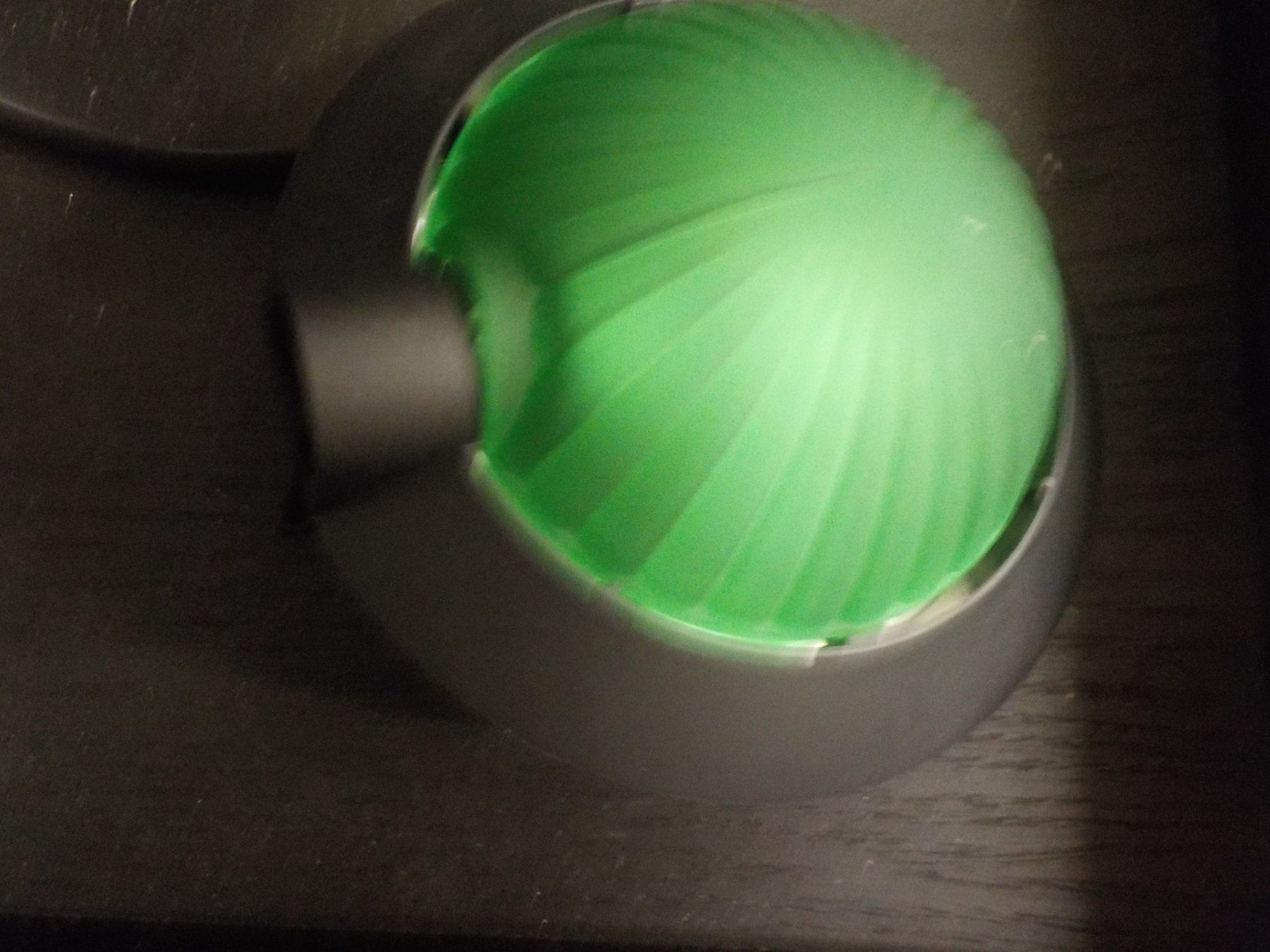 Lampade: Tischlampe mit blauem und/oder grünem Glas – Usato da Muri b. Bern venduto da Silbervenus 2