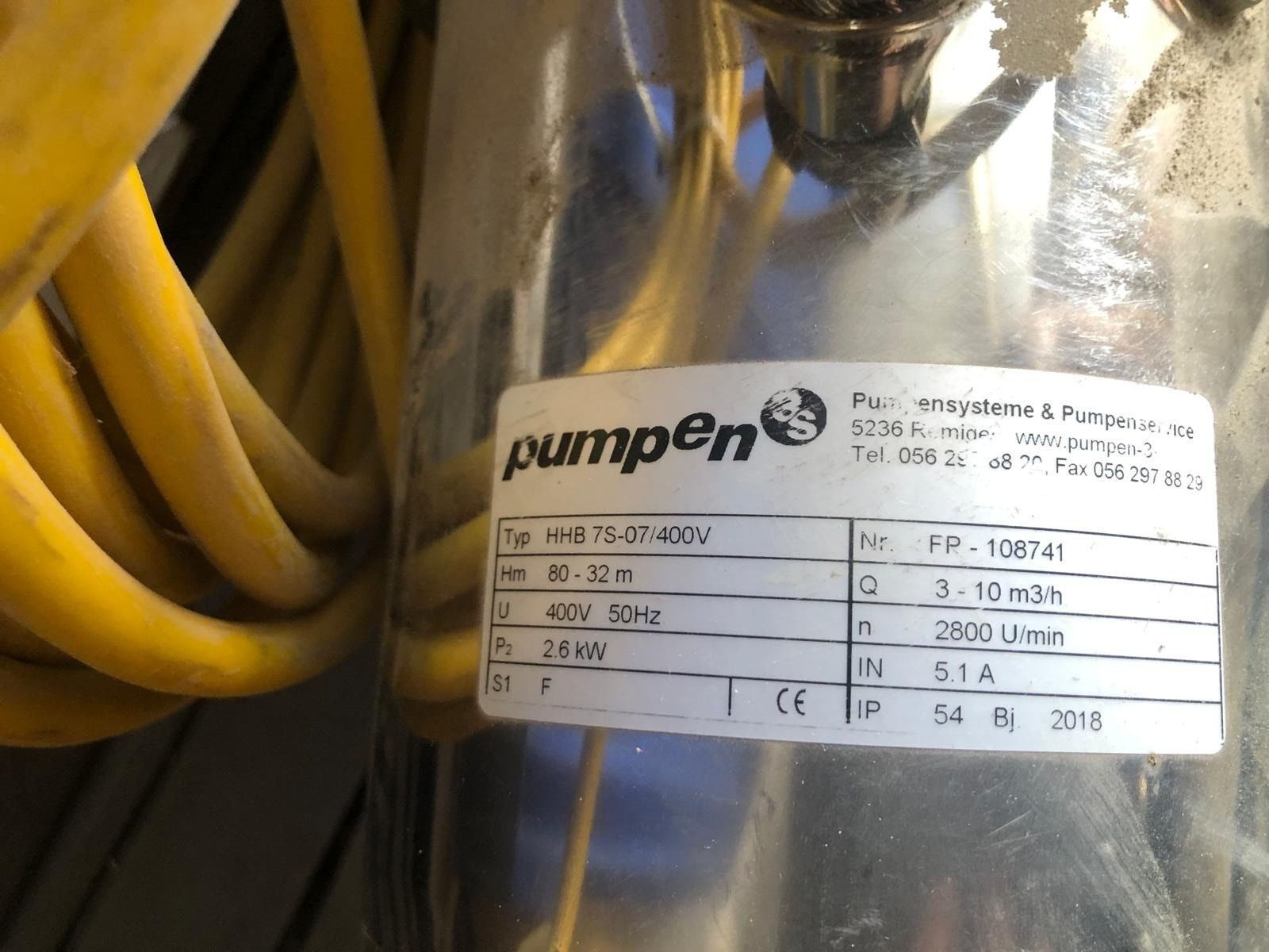 Pompe & Parti di ricambio: Wasserdruckerhöhungspumpe 3S HHB 7S-07 – Usato da Gebenstorf venduto da ren_gmv8 1