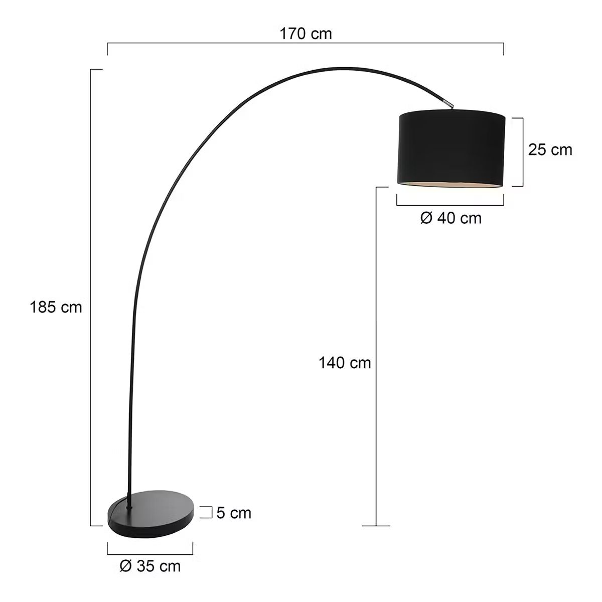 Lampen: Stehlampe Bogenlampe grau, Top Zustand – Gebraucht aus Lalden von schwenschon 3